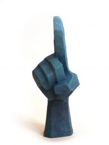 Digital, 2014 (argile, gomme-laque)