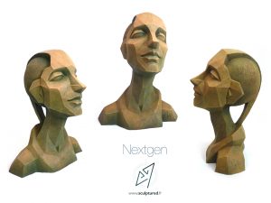 Nextgen, 2015 (argile, gomme-laque)