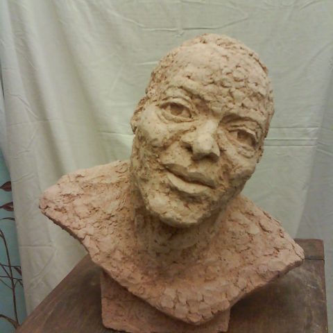 Portrait d'homme, 2011 (argile)