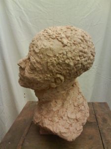 Portrait d'homme, 2011 (argile)
