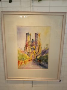 Aquarelle de Marie-Claude Hannotin, 1er prix,