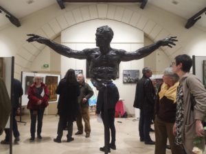 Vernissage (sculpture de Charbonnel)