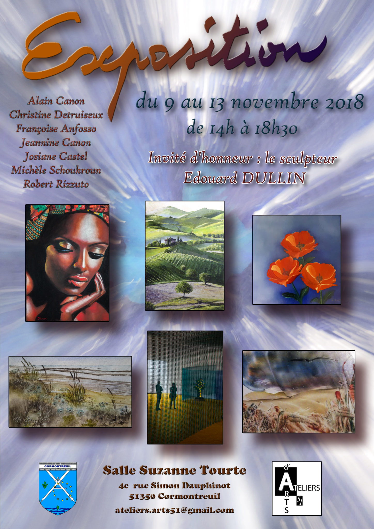 Affiche exposition Cormontreuil2018