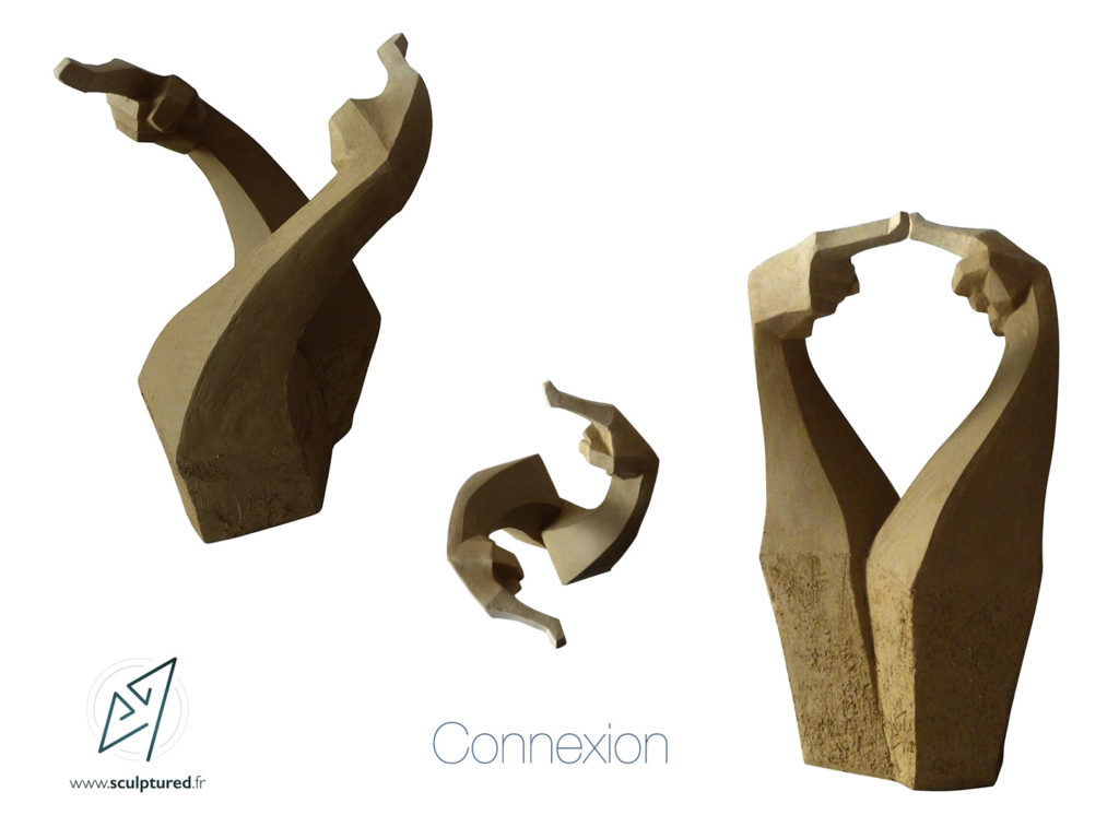 "Connexion" 2018 (argile)