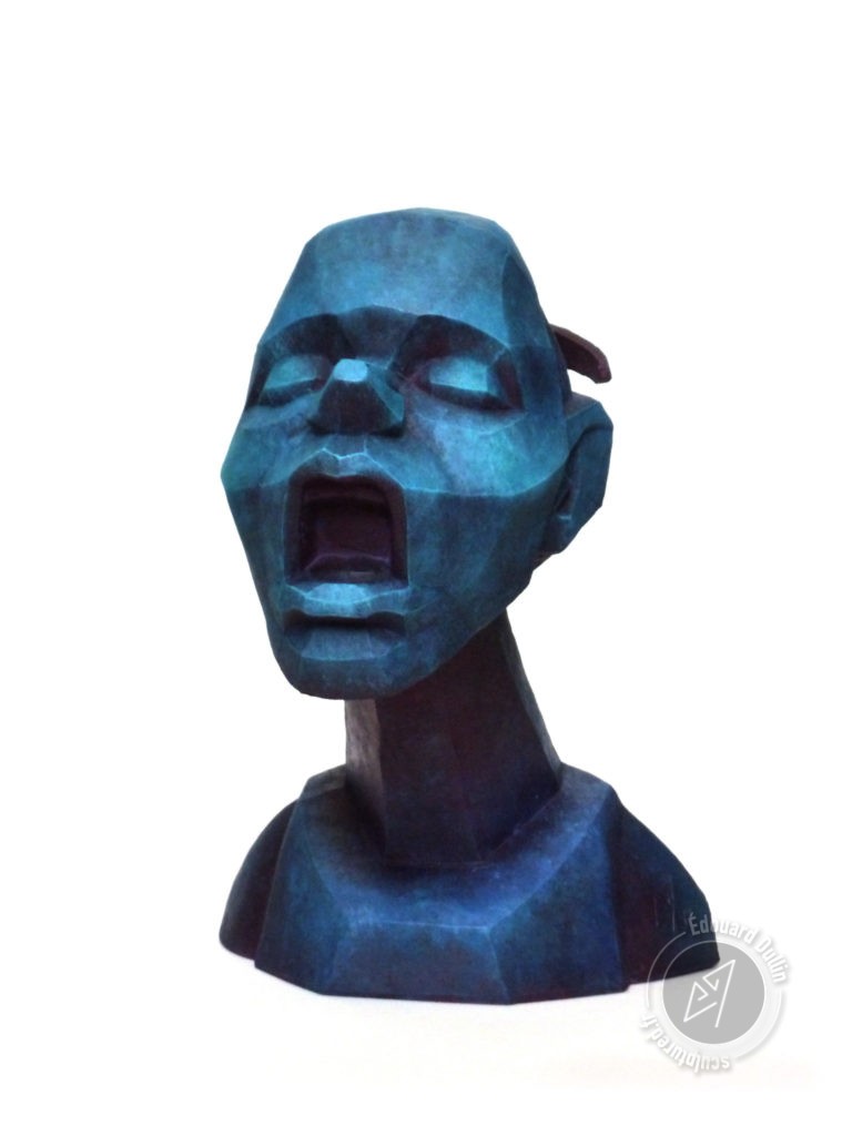 Rêveur, 2019, terre cuite patinée — Édouard Dullin