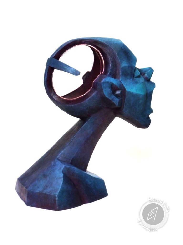 Rêveur, 2019, terre cuite patinée — Édouard Dullin
