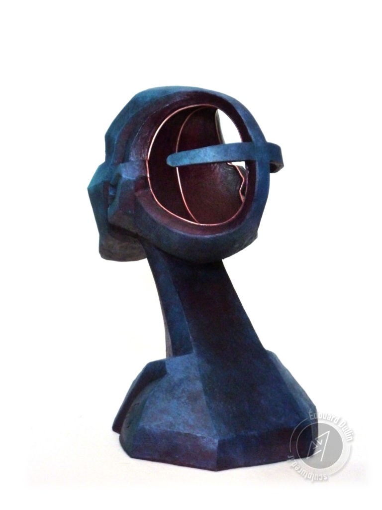 Rêveur, 2019, terre cuite patinée — Édouard Dullin
