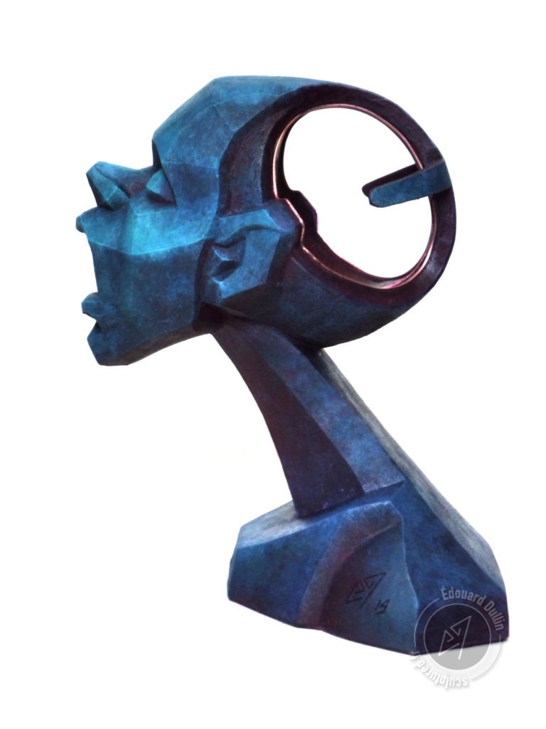 Rêveur, 2019, terre cuite patinée — Édouard Dullin