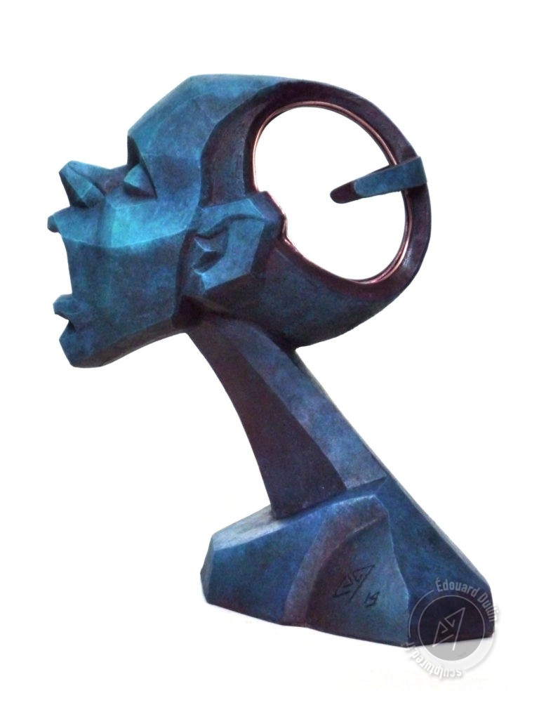 Rêveur, 2019, terre cuite patinée — Édouard Dullin