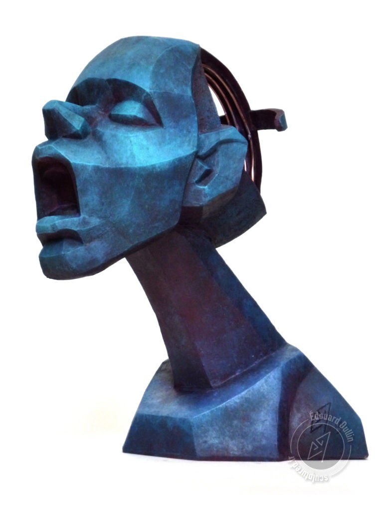 Rêveur, 2019, terre cuite patinée — Édouard Dullin
