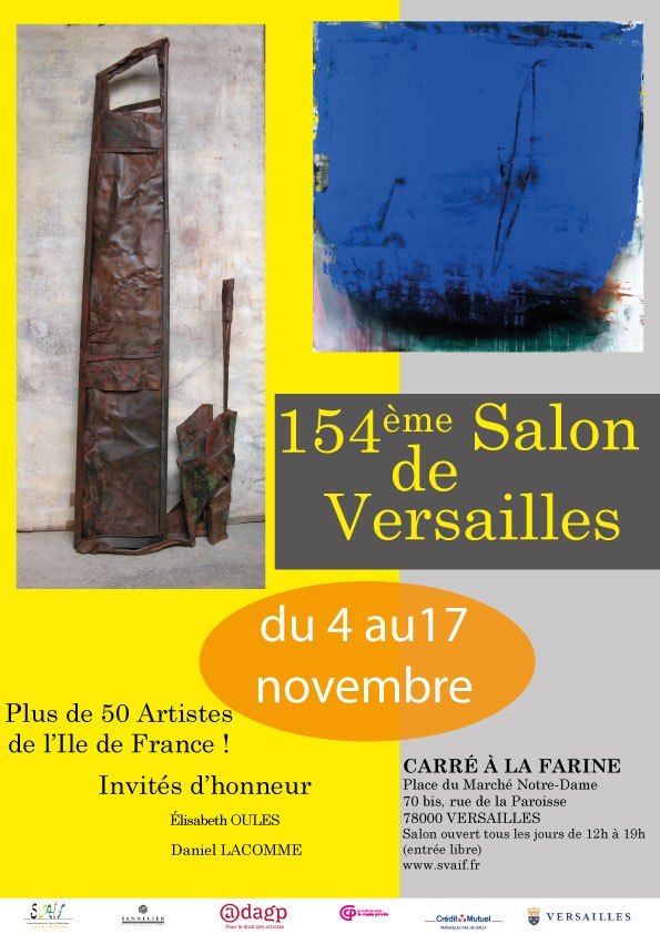 Affiche SVAIF : 154e salon de Versailles