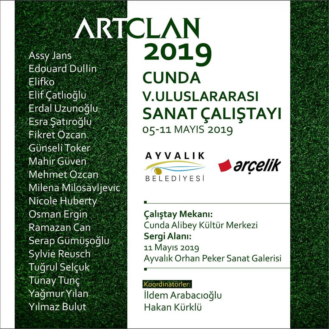 Affiche Artclan 2019 Cunda Ayvalık