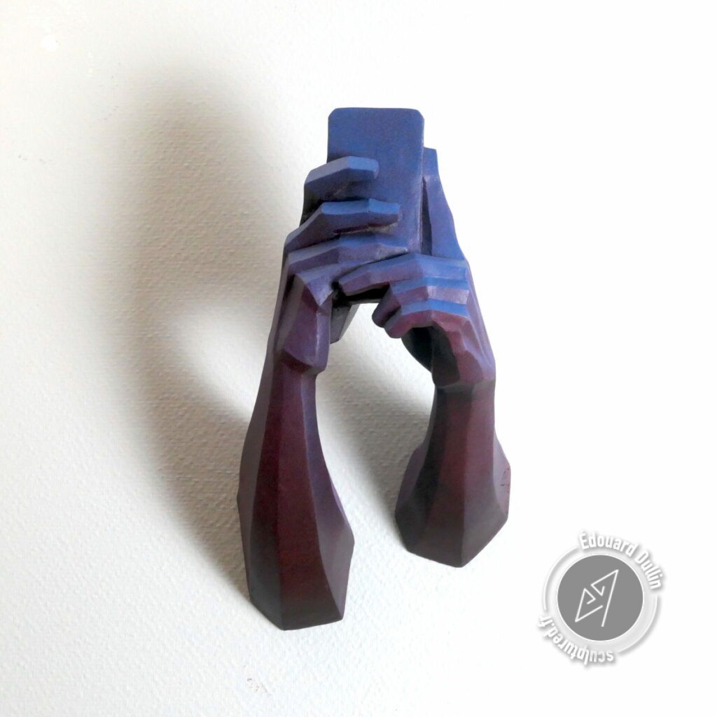 Edouard Dullin – social@Milena – 2022 – 20x33,5 x33cm – résine polyester