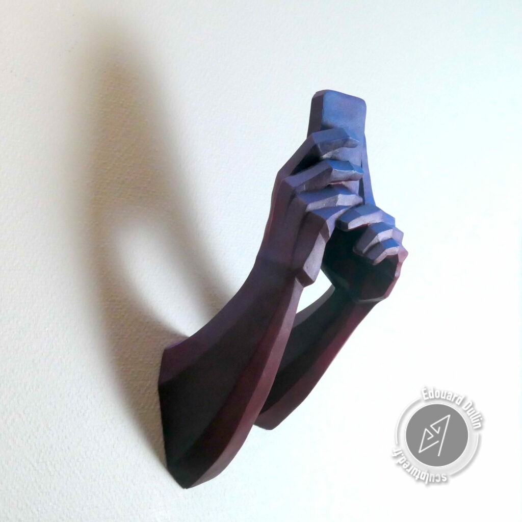 Edouard Dullin – social@Milena – 2022 – 20x33,5 x33cm – résine polyester