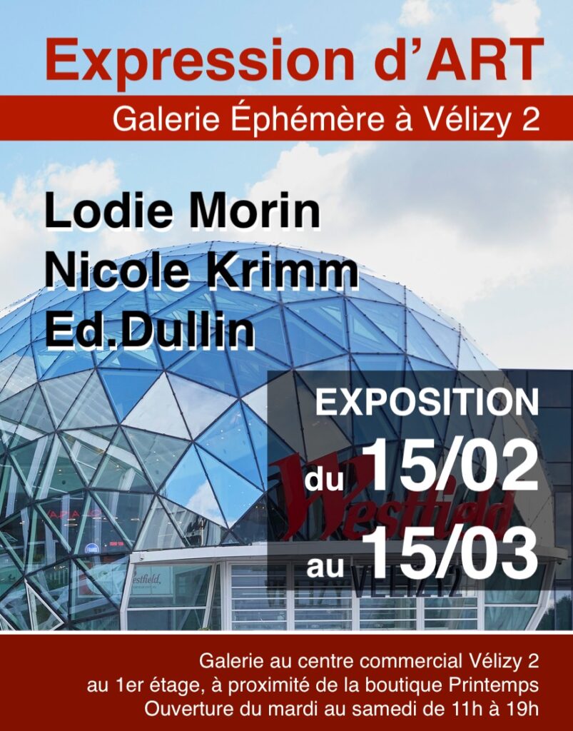 Affiche expression d'art Vélizy 2 