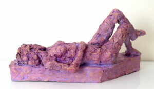 Ed.Dullin — Femme allongée – 2010 –27x11x15cm – terre cuite patinée