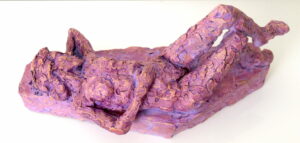 Ed.Dullin — Femme allongée – 2010 –27x11x15cm – terre cuite patinée