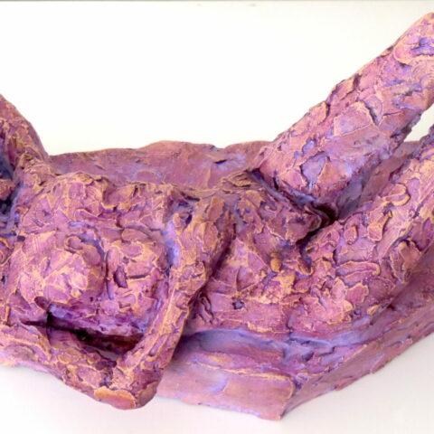 Ed.Dullin — Femme allongée – 2010 –27x11x15cm – terre cuite patinée
