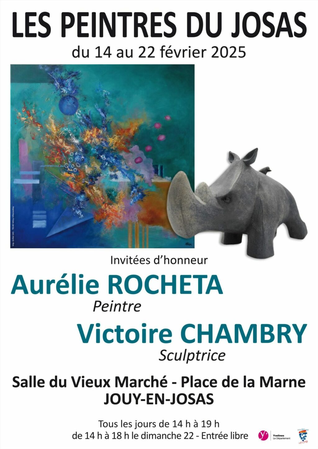 Affiche expo Peintres du Josas 2026